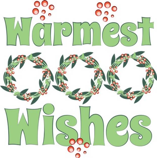 Picture of Warmest Wishes SVG File