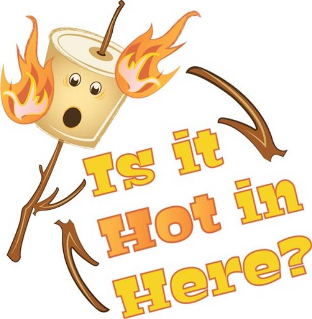 Picture of It It Hot SVG File