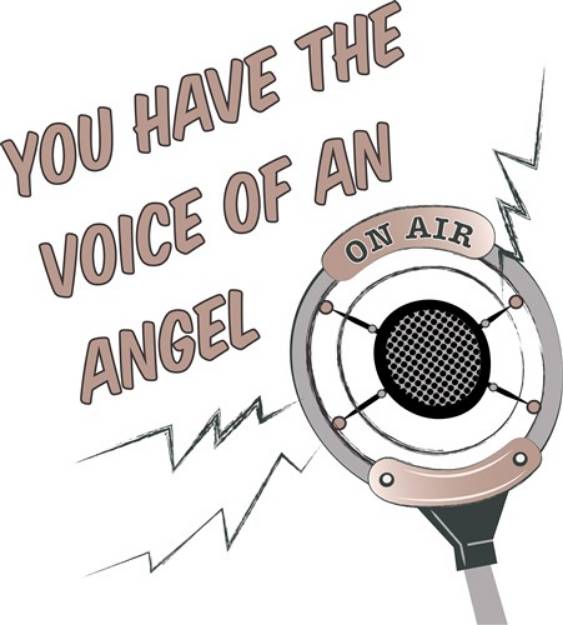 Picture of Voice Of Angel SVG File