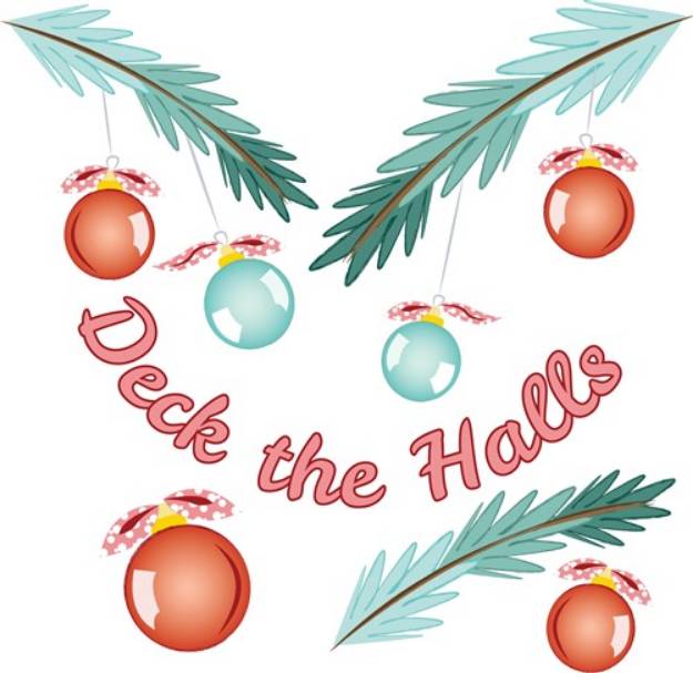 Picture of Deck The Halls SVG File