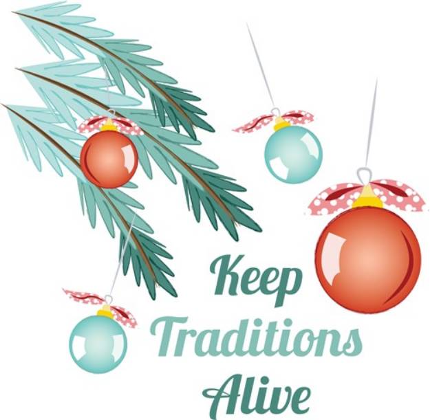 Picture of Keep Traditions SVG File