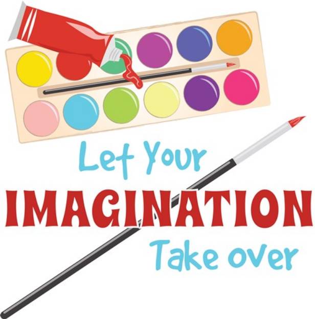 Picture of Imagination Take Over SVG File