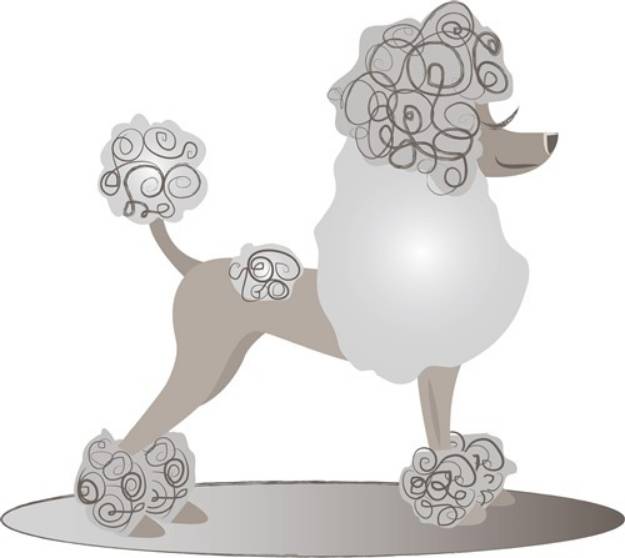 Picture of French Poodle SVG File