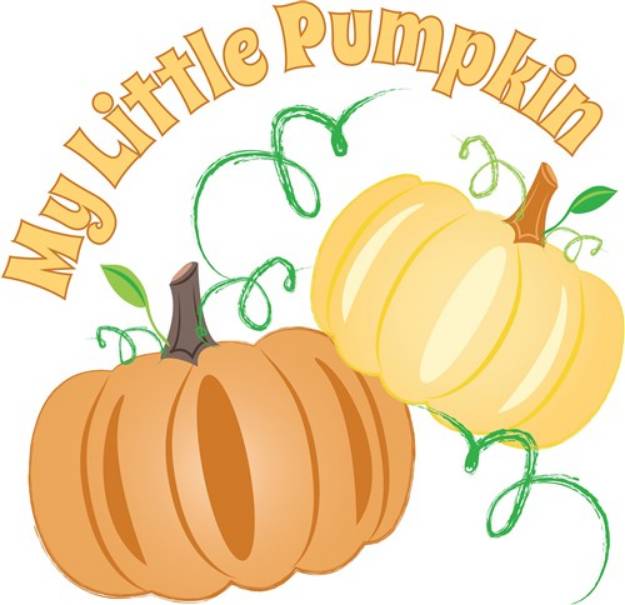 Picture of Little Pumpkin SVG File