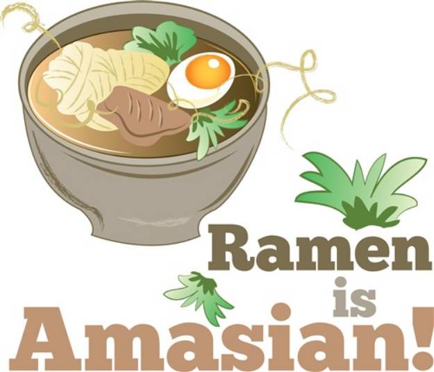 Picture of Ramen Is Amasian SVG File