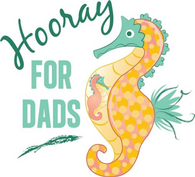 Picture of Hooray For Dads SVG File