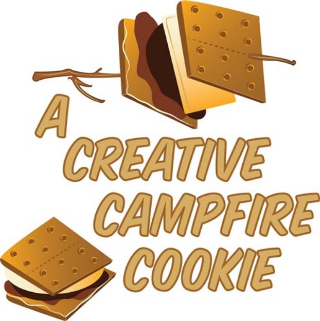Picture of Campfire Cookie SVG File