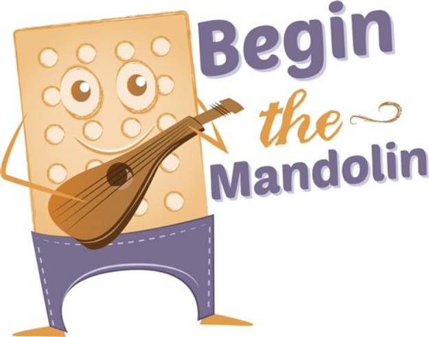 Picture of Begin The Mandolin SVG File