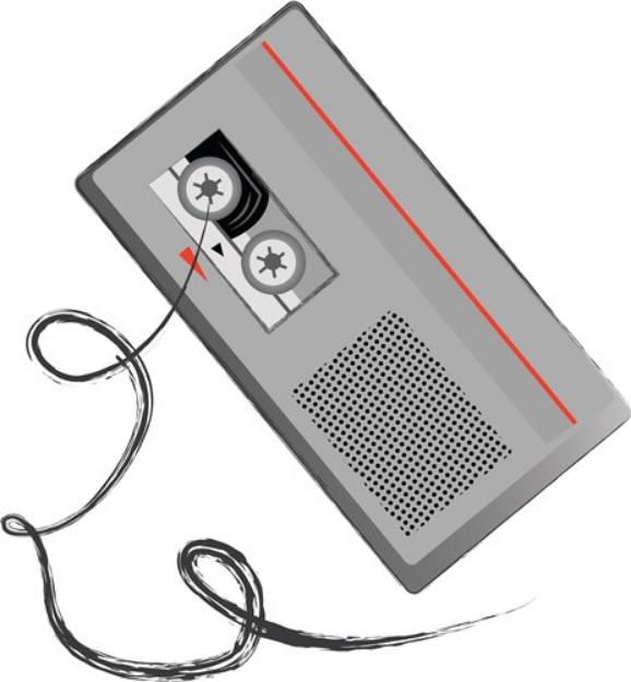 Picture of Tape Player SVG File