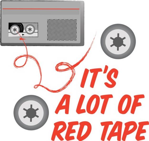 Picture of Red Tape SVG File