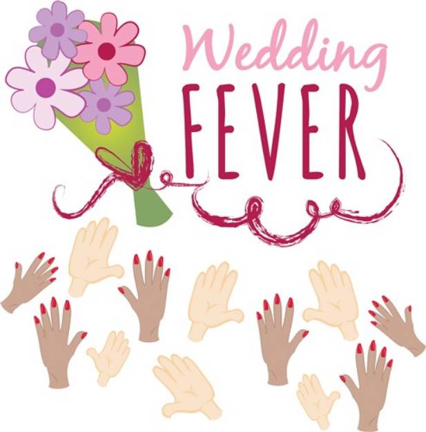 Picture of Wedding Fever SVG File