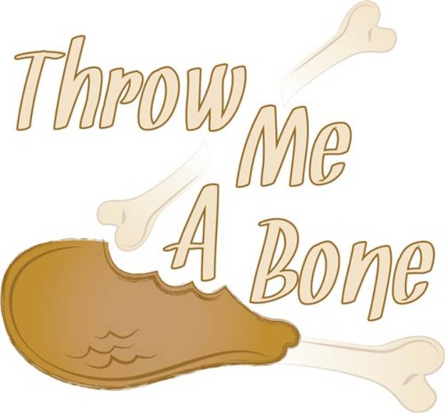 Picture of Throw Me Bone SVG File