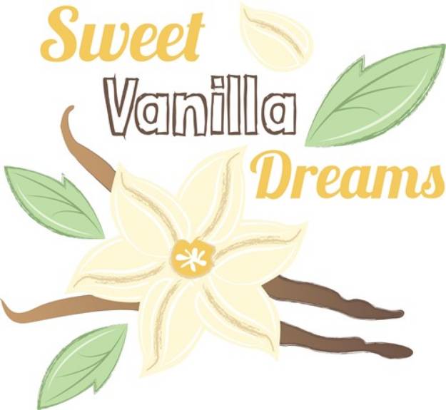 Picture of Sweet Vanilla Dreams SVG File