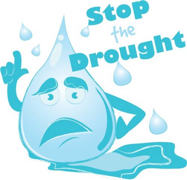 Picture of Stop The Drought SVG File