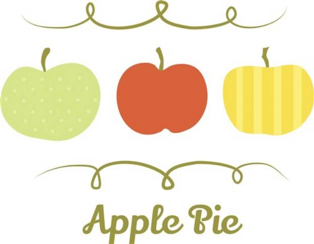 Picture of Apple Pie SVG File