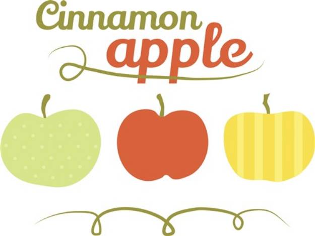 Picture of Cinnamon Apple SVG File