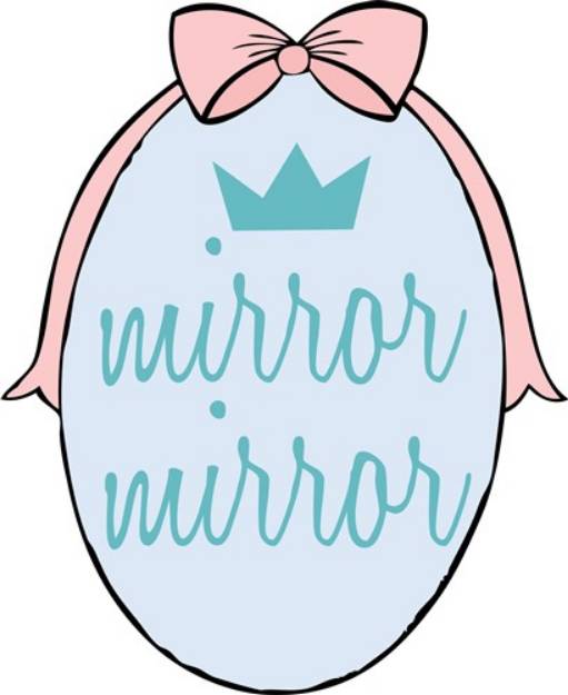 Picture of Mirror Mirror SVG File