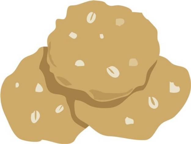 Picture of Oatmeal Cookies SVG File