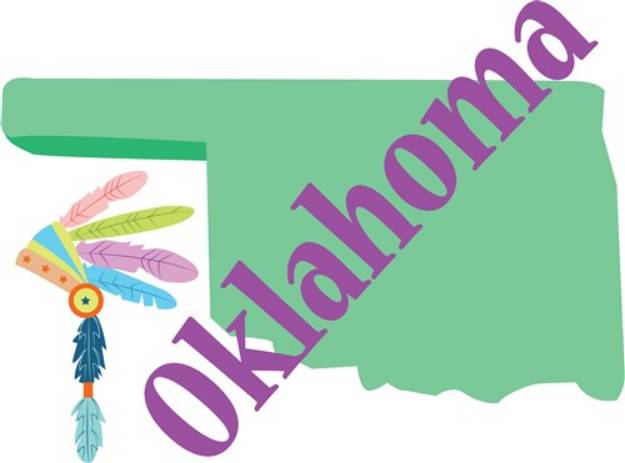 Picture of Oklahoma SVG File