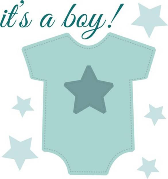 Picture of Its A Boy! SVG File