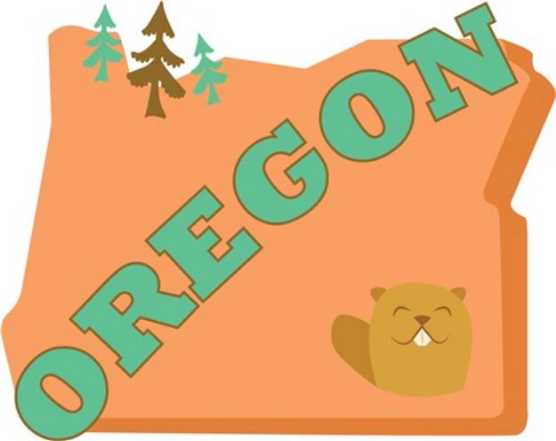 Picture of Oregon SVG File