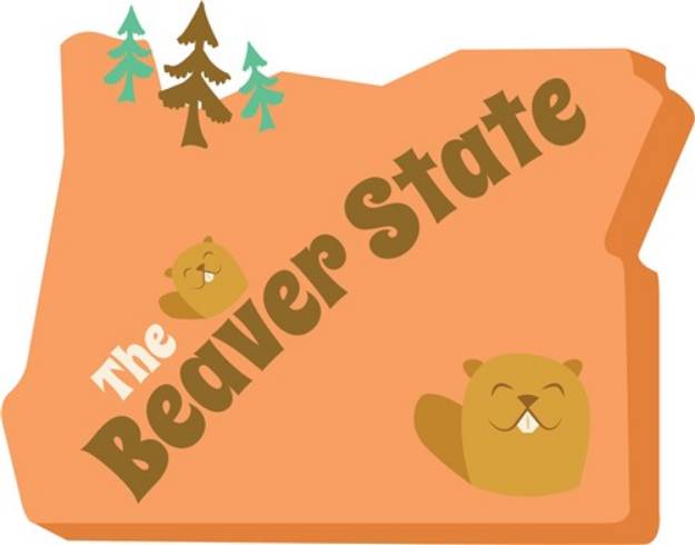 Picture of The Beaver State SVG File