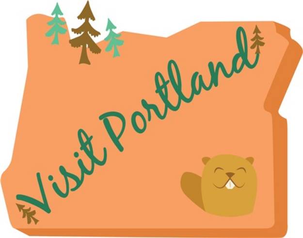 Picture of Visit Portland SVG File