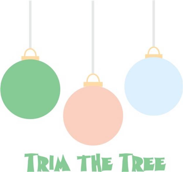 Picture of Trim The Tree SVG File