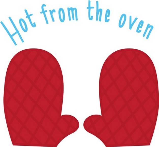 Picture of Hot From The Oven SVG File