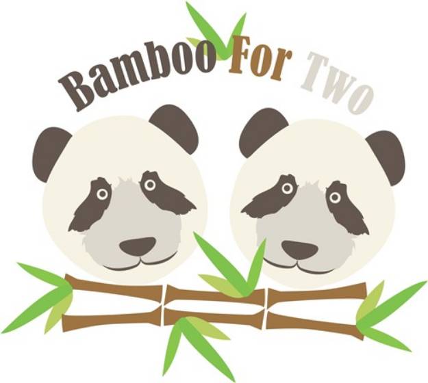 Picture of Bamboo For Two SVG File