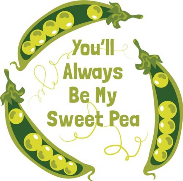 My Sweet Pea SVG File Print Art| SVG and Print Art at GrandSlamDesigns.com