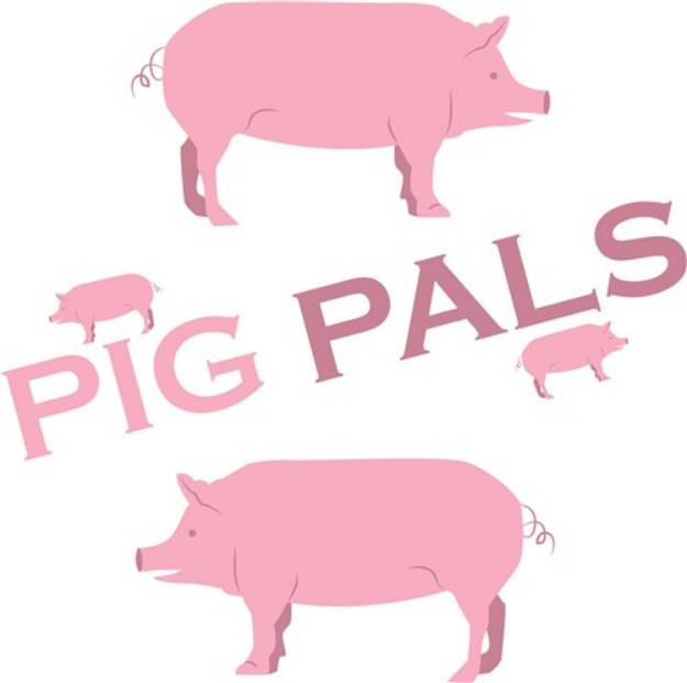 Picture of Pig Pals SVG File