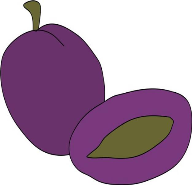Picture of Juicy Plums SVG File