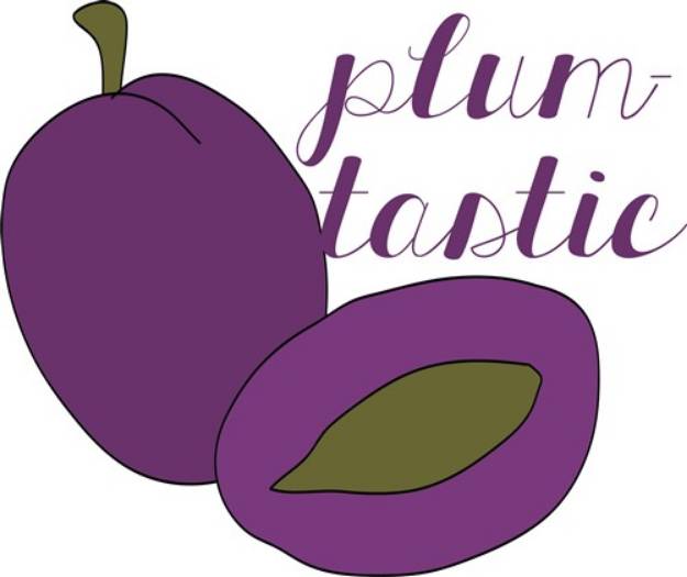 Picture of Plumtastic SVG File