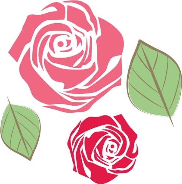 Picture of Red Roses SVG File
