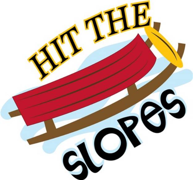 Picture of Hit The Slopes SVG File