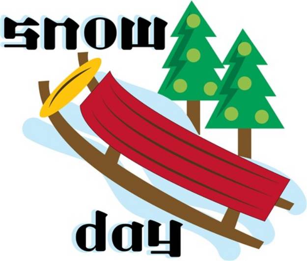 Picture of Snow Day SVG File