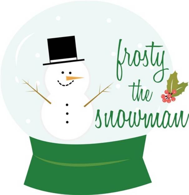 Picture of Frosty The Snowman SVG File