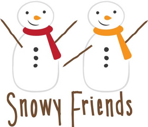 Picture of Snowy Friends SVG File