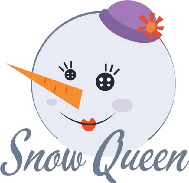 Picture of Snow Queen SVG File