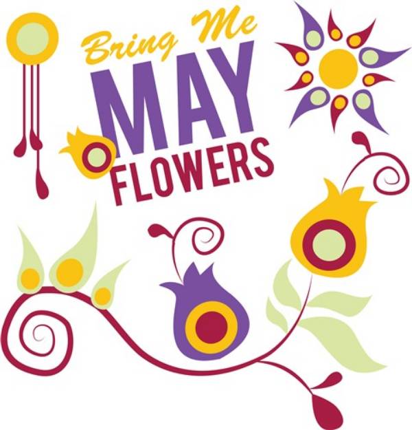 Picture of May Flowers SVG File