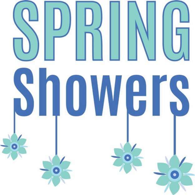 Picture of Spring Showers SVG File