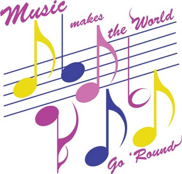 Picture of World Of Music SVG File