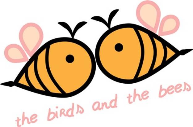 Picture of Birds And The Bees SVG File