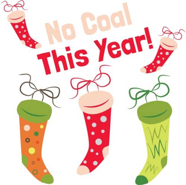 Picture of No Coal This Year SVG File