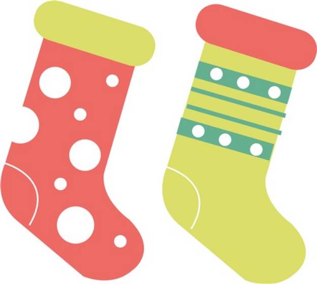 Picture of Christmas Stockings SVG File
