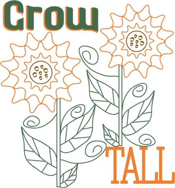 Picture of Grow Tall SVG File