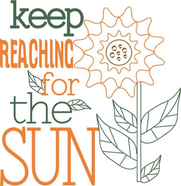 Picture of Reach For The Sun SVG File