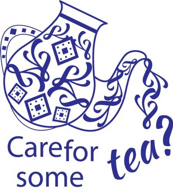 Picture of Care For Some Tea? SVG File