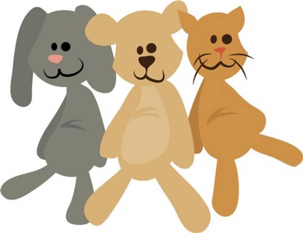 Picture of Snuggle Buddies SVG File